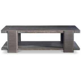 Andros Smoked Truffle and Oxford Brown Outdoor Rectangular Occassional Table Set
