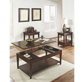 Crestline Cherry Chairside Table