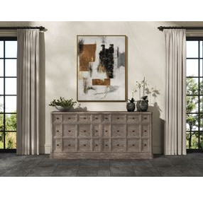 Reforma Brown 4 Door Credenza
