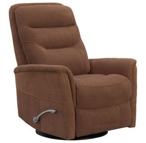 Gemini Snazzy Terracotta Manual Swivel Glider Recliner