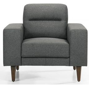 Vale Gray Upholstered Accent Chair