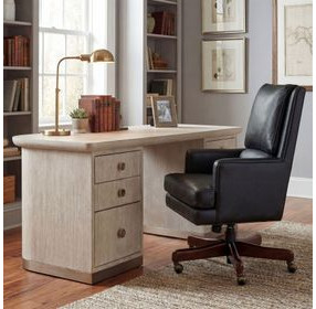 Wright Black Swivel Bustle Style Back Tilt Executive Chair