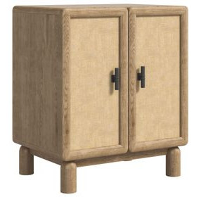 Verge Brown 2 Door Nightstand