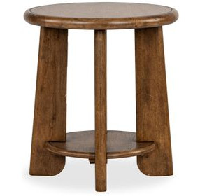 Tanner Tawny Brown Round End Table