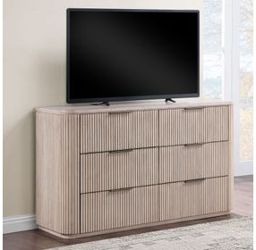 Henry Sand 6 Drawer Dresser