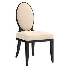 Boulevard Beige Upholstered Side Chair