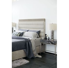 Linea Black Forest Marble And Textured Graphite Metal Nightstand