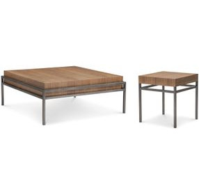 Collins Nocino and Black Oxide Occasional Table Set