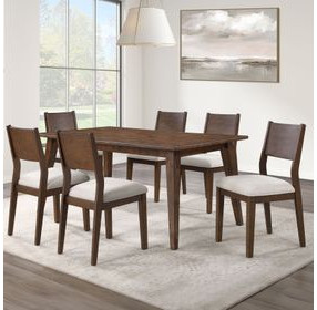 Canton Brown Rectangular Dining Room Set
