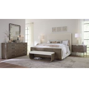 Modern Mood Mink Queen Upholstered Panel Bed