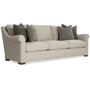 Keirnan Beige 96" Sofa with Pillow