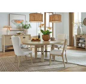 Sunset Cove Cream Upholstered Host Chair Set of 2