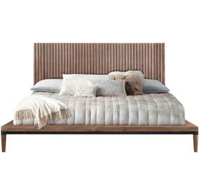 Tranquility Walnut Platform Bedroom Set