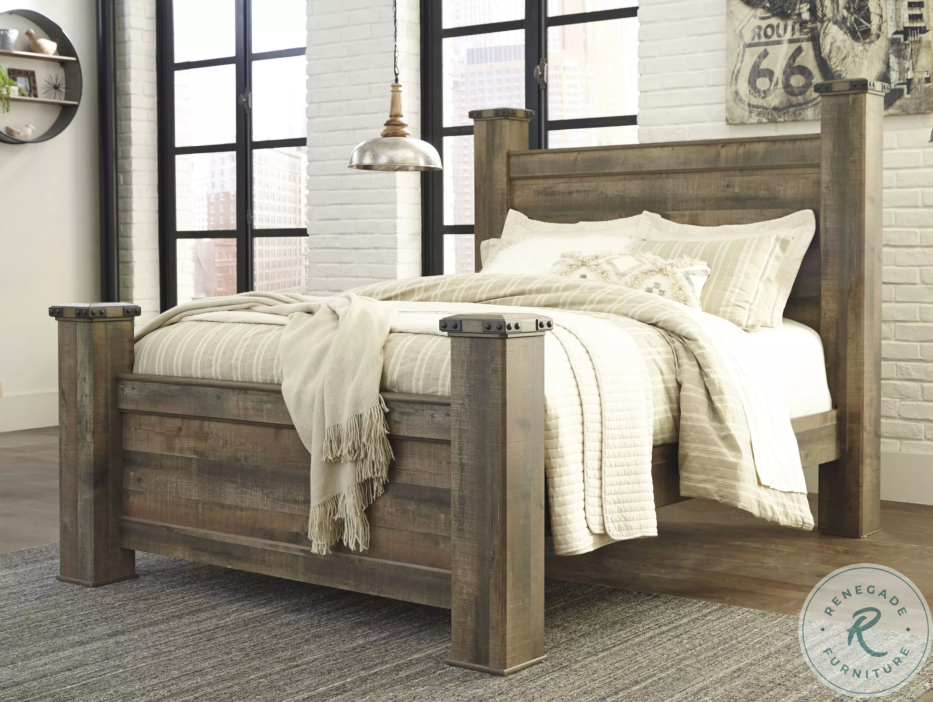 Trinell Brown Poster Bedroom Set from Ashley (B446-61-64-67-98