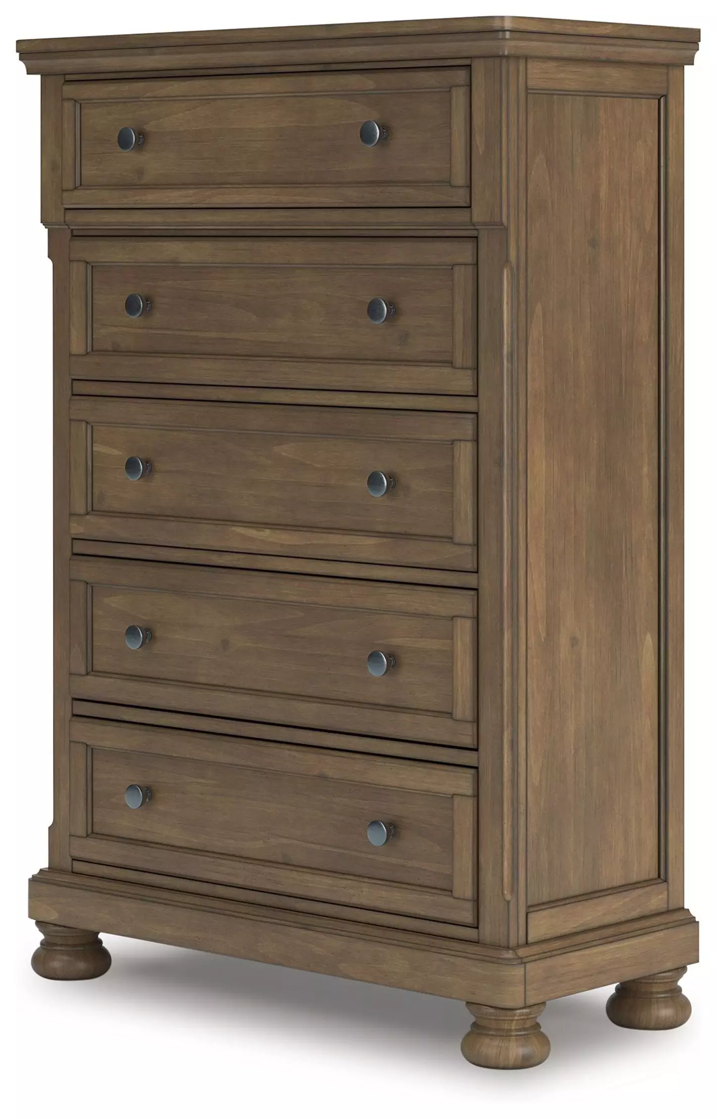 Vandenmore Medium Brown 5 Drawer Chest From Ashley Furniture