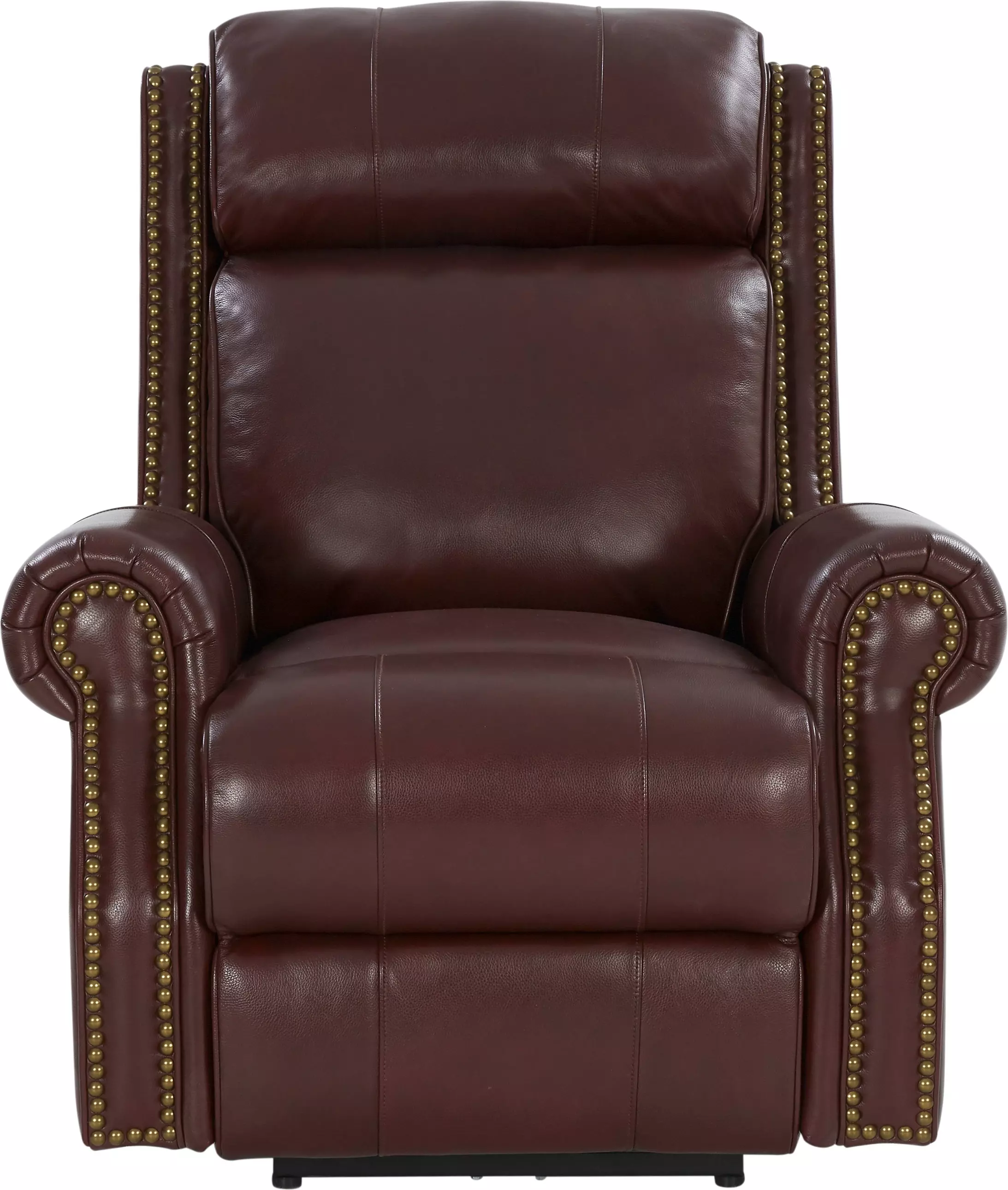 Blair Marisol Cabernet Leather Big & Tall Power Recliner with