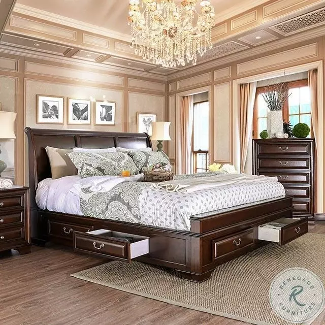 King size bedroom sets wood sales