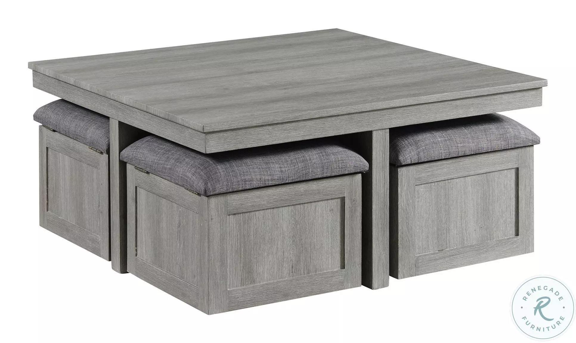 Storage coffee table grey sales