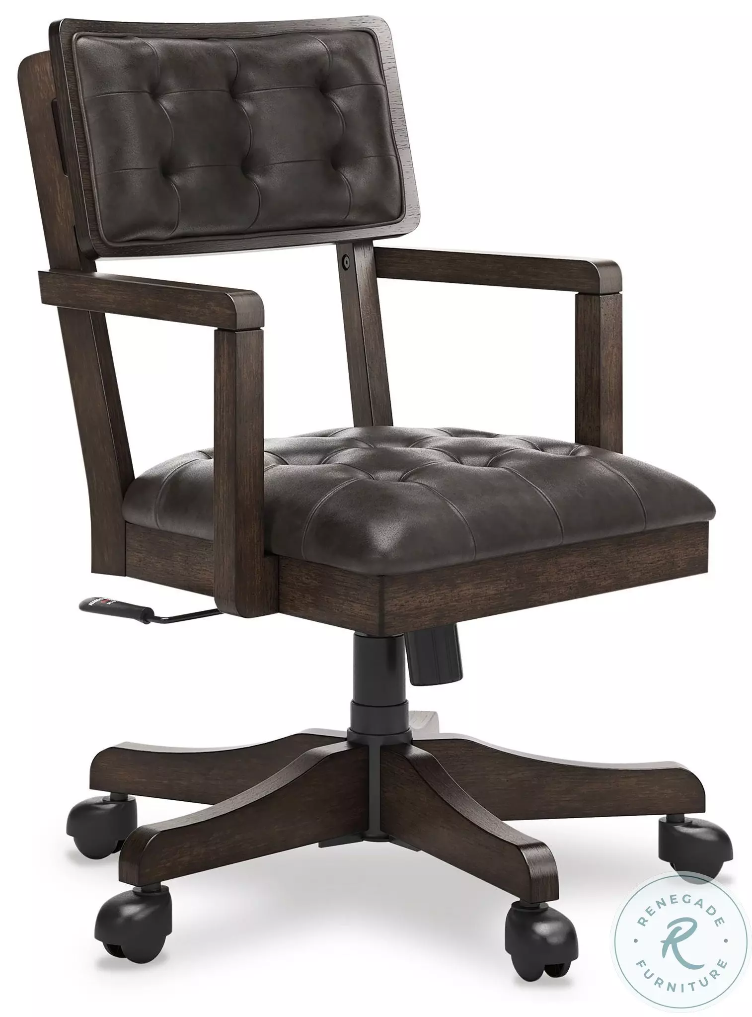 Breckington Dark Brown Desk Chair From Ashley Furniture | Coleman