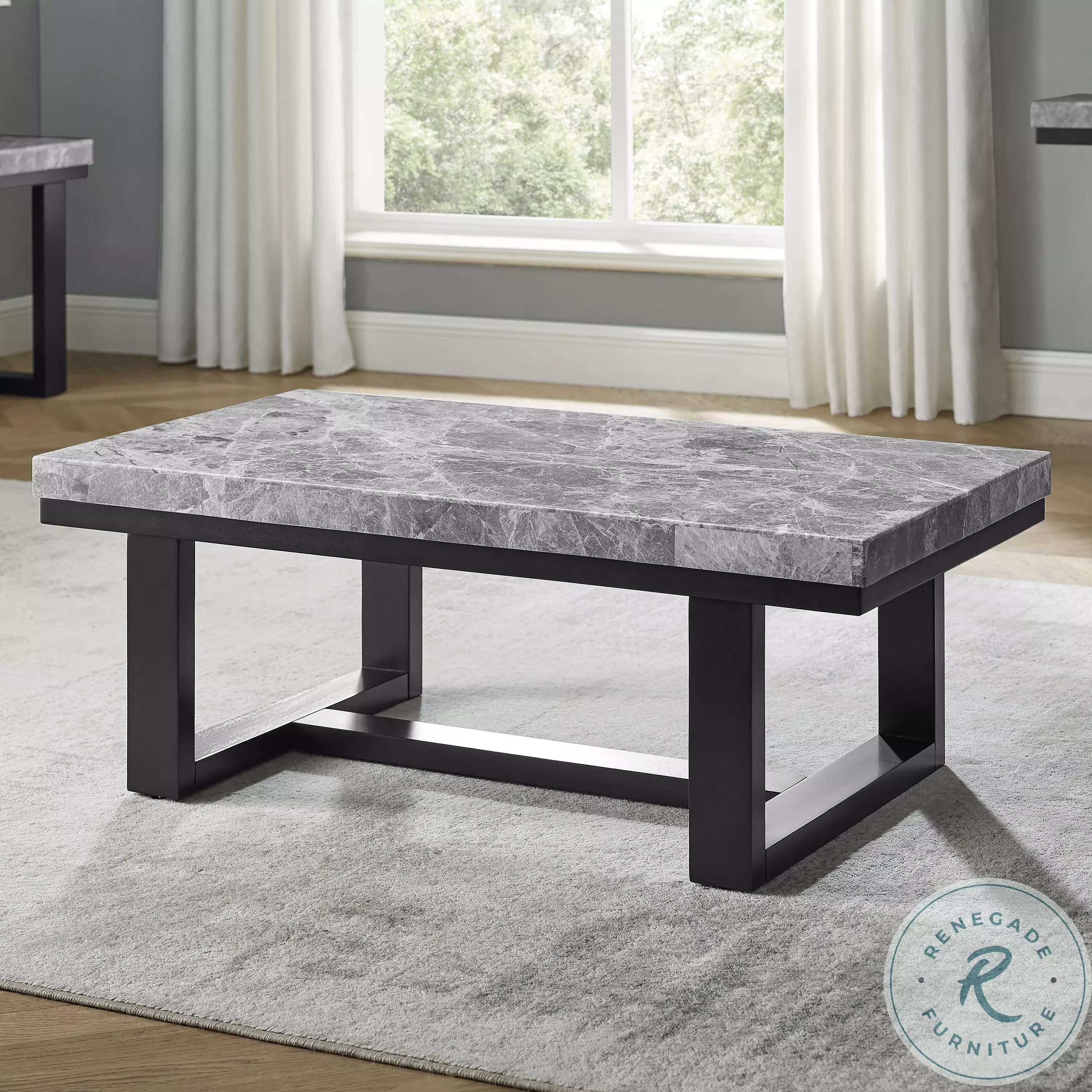 Black and grey marble coffee table online
