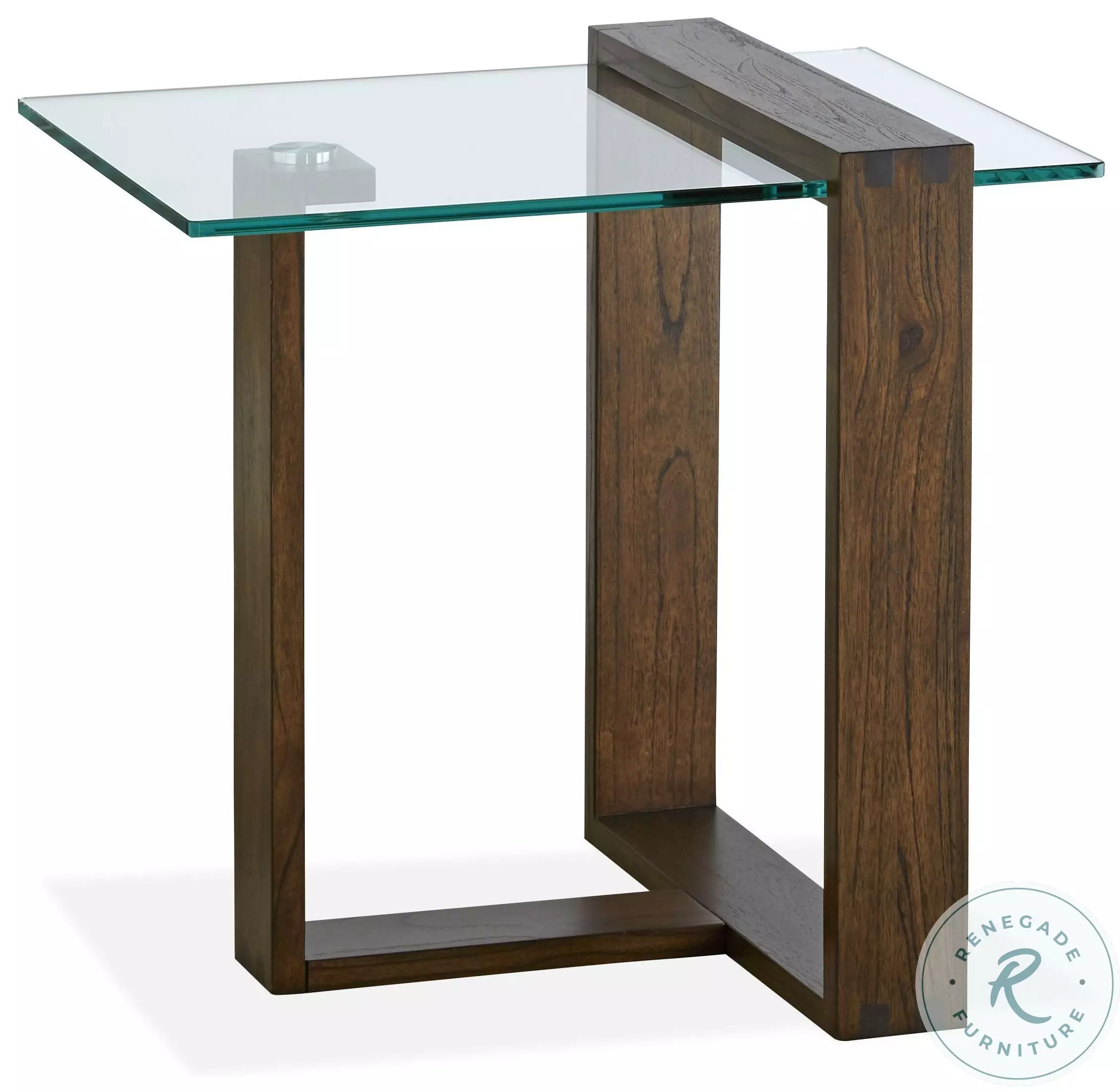 Bristow Acorn Glass Rectangular Cocktail Table from Magnussen Home